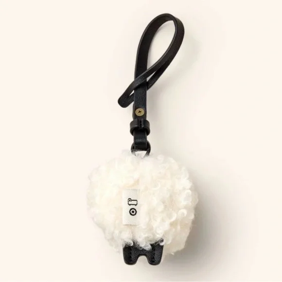 Woolrich X Target Adult White Sheep Bag Charm Keychain - Picture 3 of 4